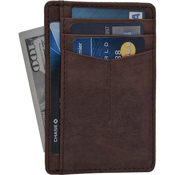 WALLETS for Men & Women RFID Mid Brown